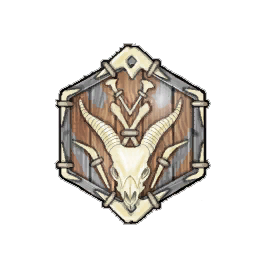 Sturdy (25 to 29) Wooden Hexagon Shield