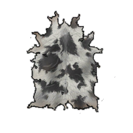 Robust White Cow Hide