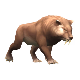 Sabertooth Tiger: Whitepaw Sabertooth Tiger