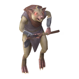 Ratman Grunt: Pale Whiskered Ratman Grunt