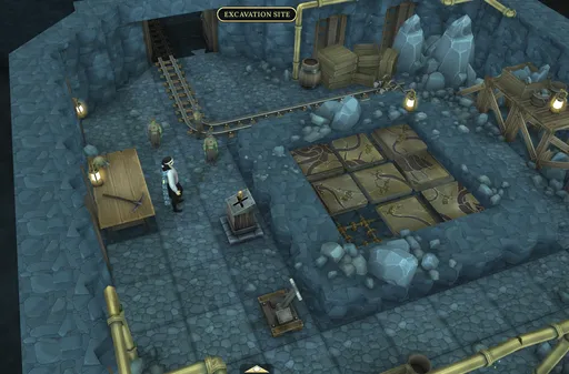 Excavation Site cutscene