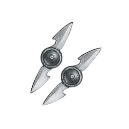 0 to 4 Throwing Twinblades