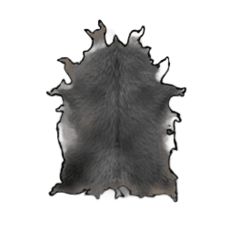Fine Black Cow Hide