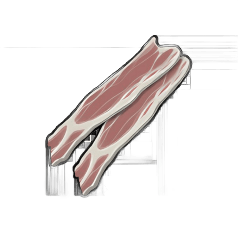 Fine Raw Bacon