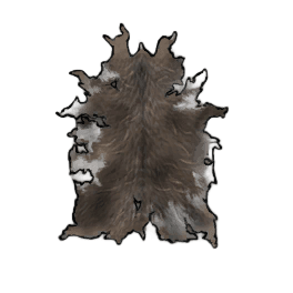 Moderate Brown Cow Hide