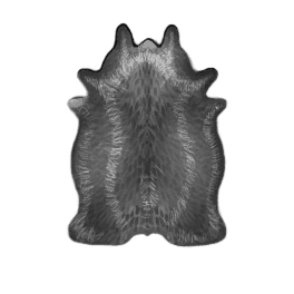 Perfect Black Cow Hide