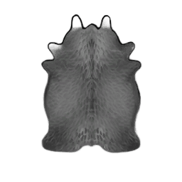 Superior Black Cow Hide