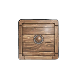 5 to 9 Wooden Square Shield